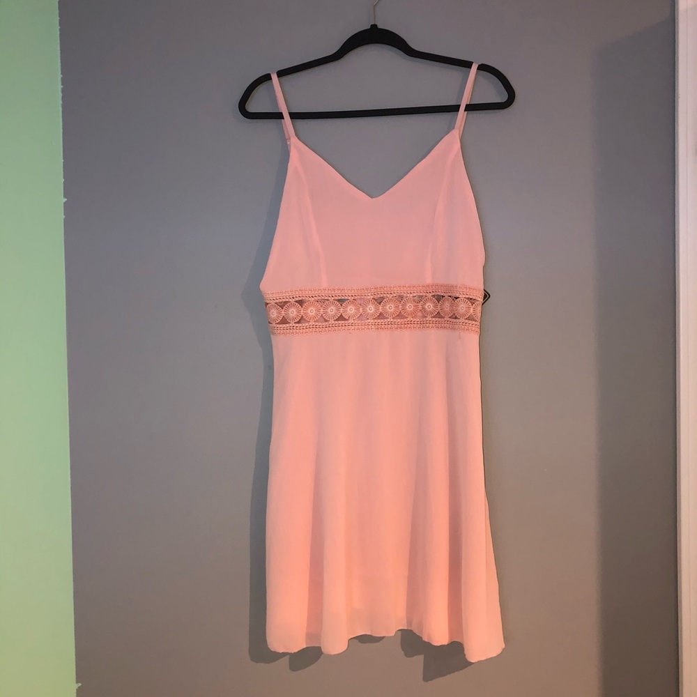 ZAFUL pink cami dress NWT
